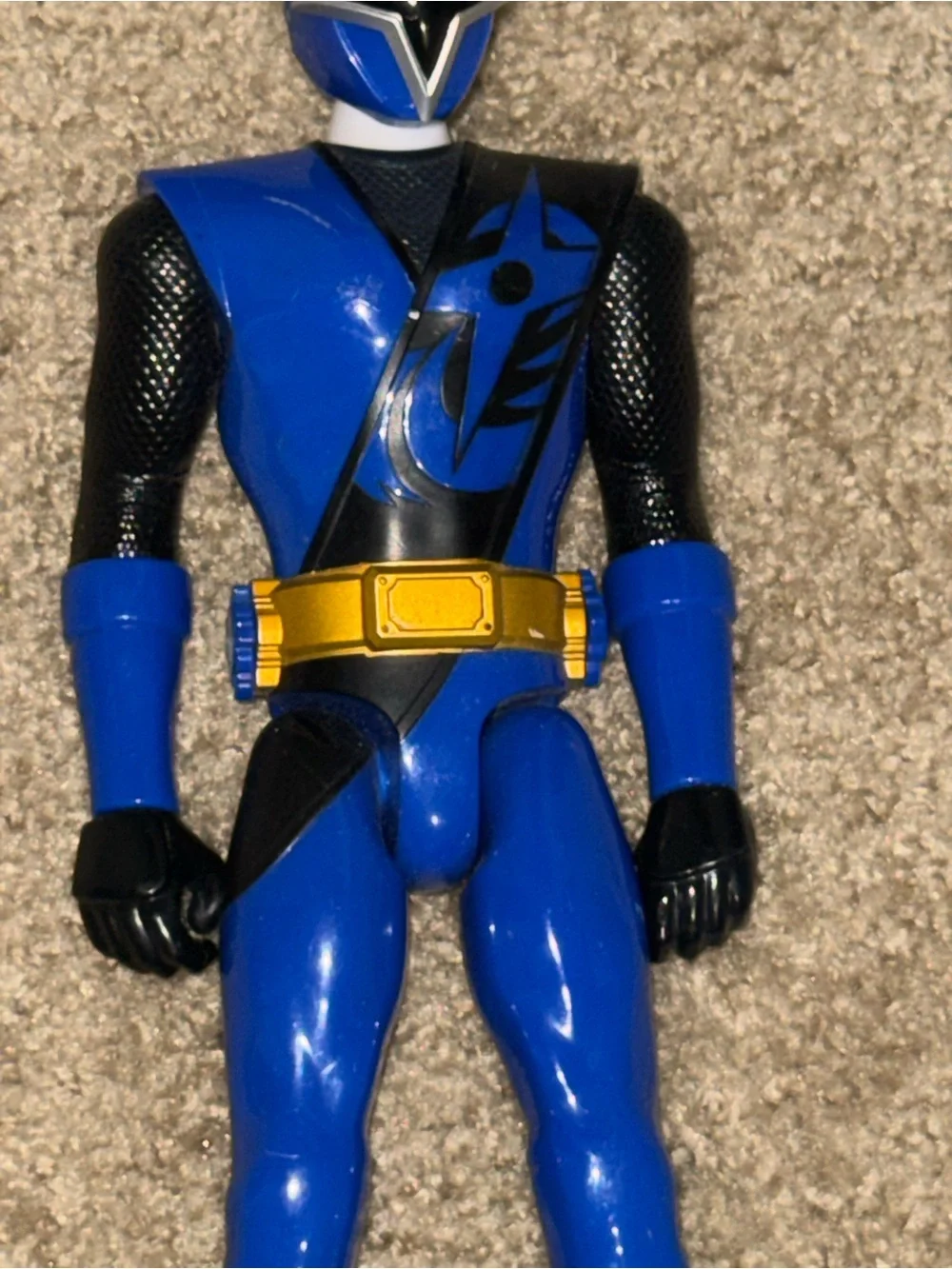 Power Rangers Ninja Steel Blue Ranger 12” Action Figure Bandai 2017